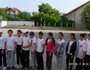 Stafeta cu mingea de baschet
