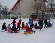 Întrecere cu saniute