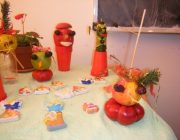Figurine din legume si fructe 