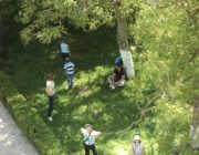 In excursie