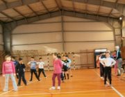 Exercitii in formatia de gimnastica